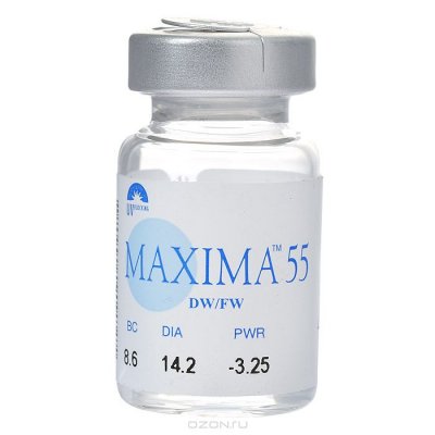   Maxima   55 UV (1  / 8.8 / +3.50)