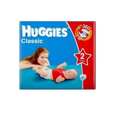    Huggies Classic Jumbo Pack 2 (3-6 ), 66 .