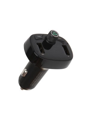     Baseus T-Typed Bluetooth MP3 Charger With Car Holder Black CCALL-TM01