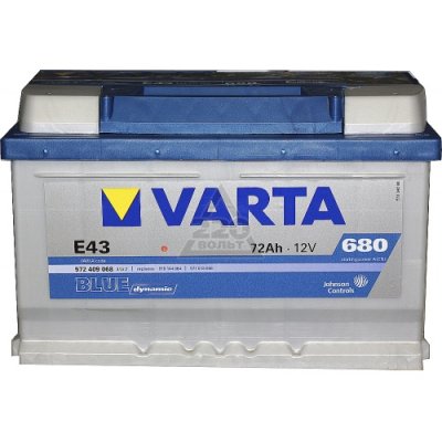     VARTA E43 Blue dynamic 572 409 068, 72 