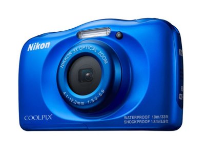    Nikon CoolPix AW110 (Blue) (16Mpx, 28-140mm, 5x,F3.9-4.8, JPG,SD/SDXC, 3.0",GPS, USB2.0, WiFi