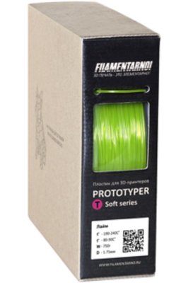   Filamentarno Prototyper T-Soft  1.75mm Lime 750 