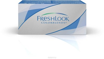    lcon   FreshLook ColorBlends 2  -3.00 Brilliant Blue