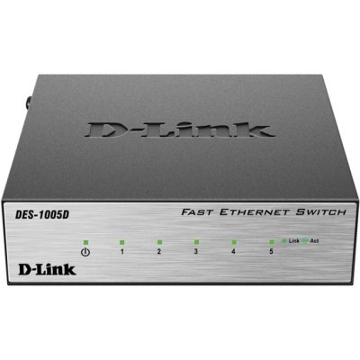    D-Link Switch DES-1005D   5  10/100Base-TX