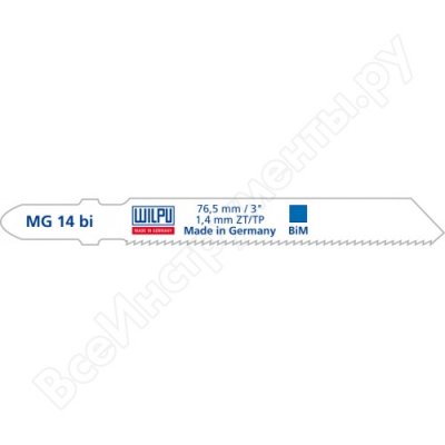      MG 14 bi (5 ; 76.5  7.8  1 ; 55 ; 18 TPI; BiM) WILPU 258100005