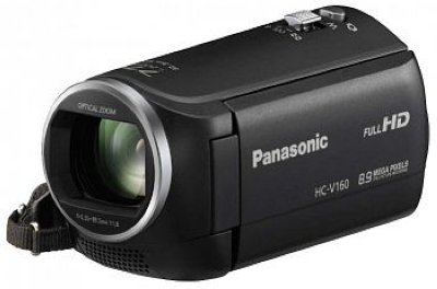    Panasonic HC-V160EE-K Black (FullHD, 1080P, 77x zoom, SD, HDMI)