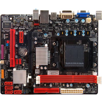     Biostar A960D+ Socket AM3, AMD760G, 2*DDR3, PCI-E, SATA+RAID, 6ch, GLAN, ATX