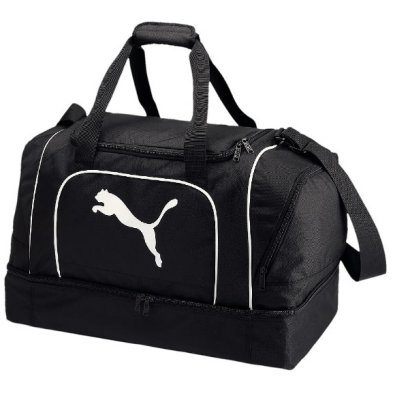    PUMA Team cat football bag black-white