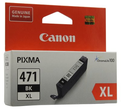    Canon CLI-471BK XL Black  MG5740/MG6840/MG7740 0346C001