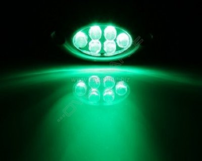   Lamptron 6-Cluster Lazer LED Green