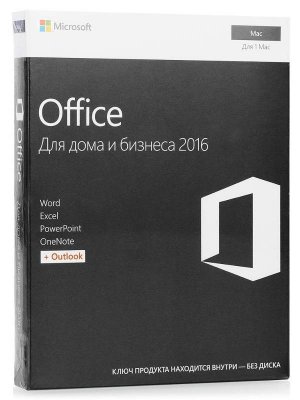    Microsoft Office 2016 H&B Mac RUS 1PK W6F-00820