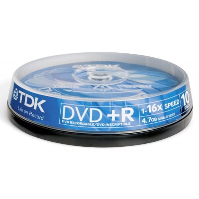    DVD+R TDK 4.7Gb 16x, 10 ., Cake Box (T19442)