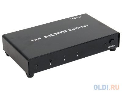    HDMI Spliitter 1=)4 3D Full-HD VCOM 1.4v [VDS8040D]    4 