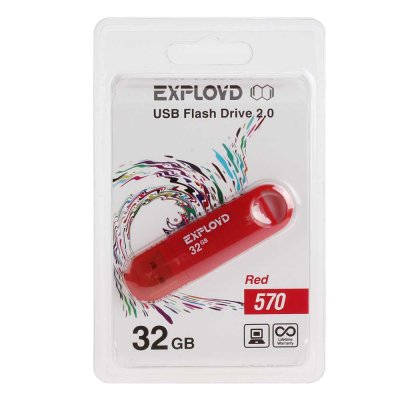    32Gb - Exployd 570 EX-32GB-570-Red