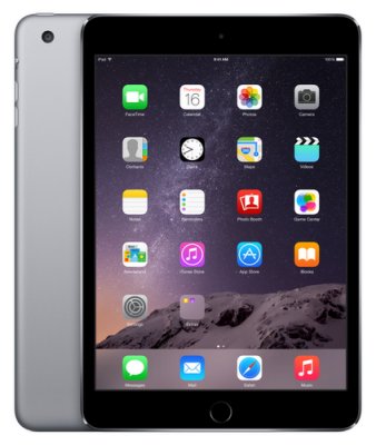    Apple iPad mini 3 128Gb Cellular 7.9" Retina 2048x1536 A8 GPS IOS Space Gray  MGJ22RU/A
