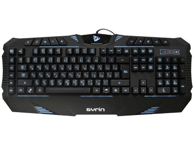    Qcyber SYRIN Gaming Keyboard Black USB ( GK-002 )