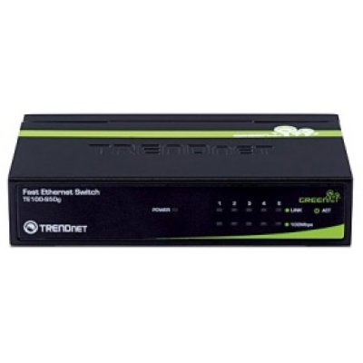    TRENDnet TE100-S50g 5-port GREENnet Switch (5UTP 10/100 Mbps)