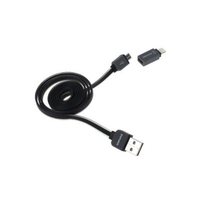     Exployd USB - MicroUSB + Lightning Adapter Black EX-K-00044