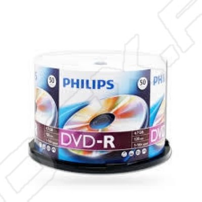    DVD-R Philips 4.7Gb 16x Cake Box (50 ) (5751)