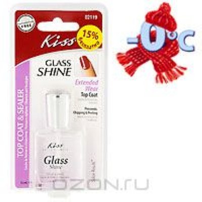     Kiss Glass Shine Topcoat, 15 , c  