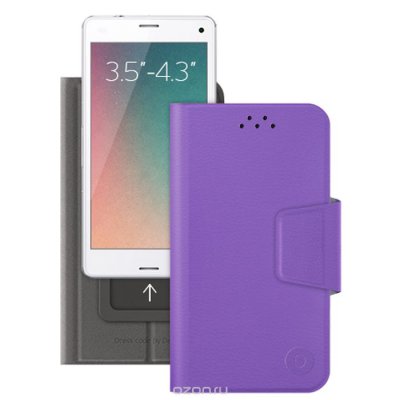   Deppa Wallet Slide S  -   3.5""-4.3"", Purple