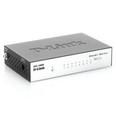    D-Link (DGS-1008D /I2A) 8-port Gigabit Switch (8UTP 10/100/1000Mbps)