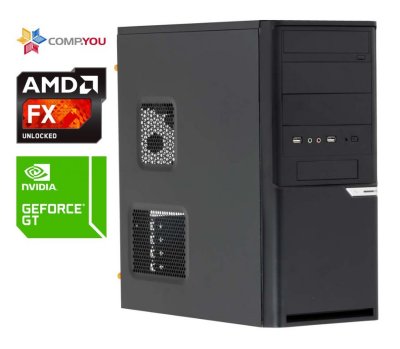     AMD   Home H557 FX-4300 3.8GHz, 8Gb DDR3, 1000Gb, DVD-RW, nVidia GeF