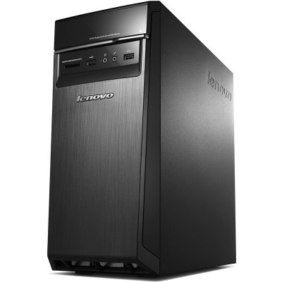    Lenovo H50-05 MT, E1 7010, 2Gb, 500Gb, DVD-RW, Win 10, -C  (90BH003YRS)