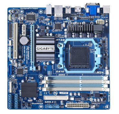    GigaByte GA-78LMT-USB3 rev5.0 (OEM) SocketAM3+ (AMD 760G)PCI-E SVGA+DVI+HDMI GbLAN SATA RA