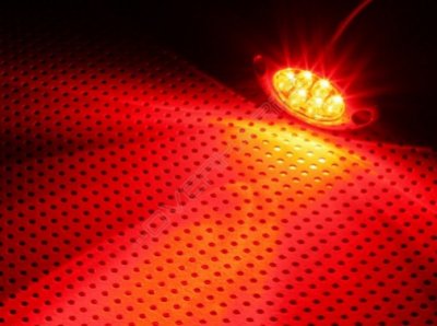   Lamptron 6-Cluster Lazer LED Red