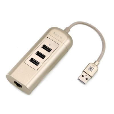    USB Remax RU-U4 Cati 2.0 3xUSB Gold