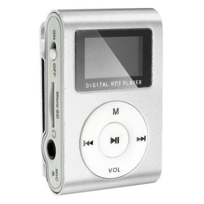     Perfeo VI-M001-Display Music Clip Titanium Display Silver