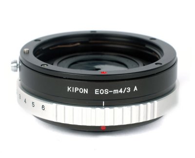     Kipon Adapter Ring with aperture Canon EOS - Micro 4/3
