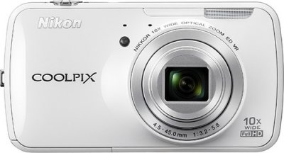     Nikon Coolpix S800c White (16Mpx, 10x zoom, 3.5"LCD, SDHC)