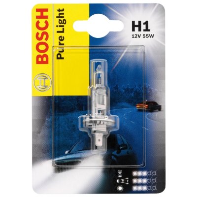     BOSCH H1 Pure Light 12V 55W, 1 , 1987301005