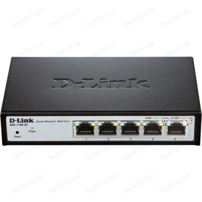   D-Link DGS-1100-05/A1A    EasySmart  5  10BASE-T/100BASE-TX