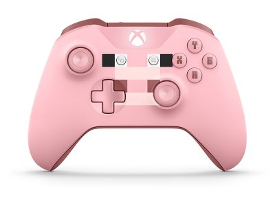    Microsoft XBOX Wireless Controller Minecraft Pig Pink WL3-00053