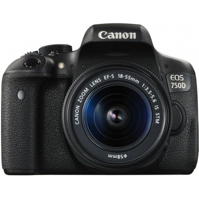     Canon EOS 750D  24Mpix EF-S 18-55mm f/3.5-5.6 IS STM 3" 1080p Full HD S