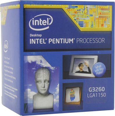    CPU Intel Pentium G3260 BOX 3.3 GHz/2core/SVGA HD Graphics/0.5+3Mb/53W/5 GT/s LGA1150