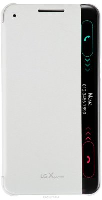   LG Flip Cover   X Power, White