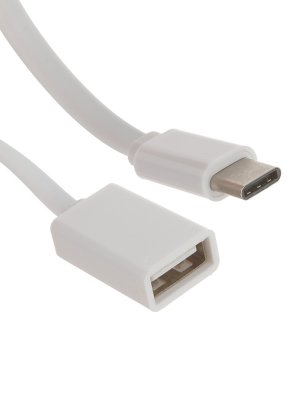    BROSCO OTG USB - USB Type-C White OTG-CABLE-02-WHITE