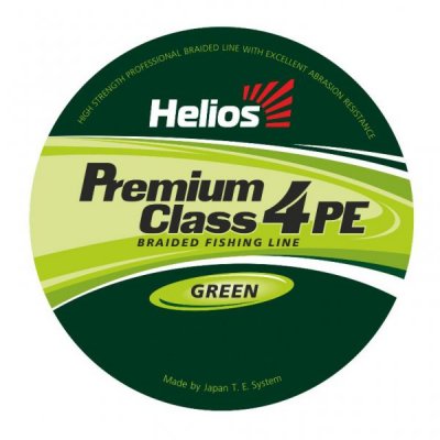     Helios Premium Class 4 PE Braid 0.20mm 135m Green HS-4PFG-20/135 G