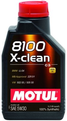     8100 X-clean+ SAE 5W30 1  MOTUL 106376
