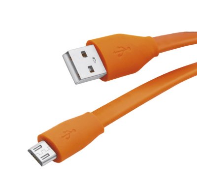     Partner USB 2.0 M - microUSB M 1   032979 Orange