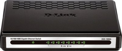      D-Link DGS-1008A  8  10 / 100 / 1000  / 