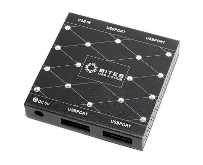    USB 3.0 Type C 5bites UA3C-45-05BK 3 ports Black + LAN