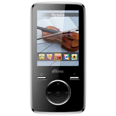    Ritmix (RF-7650-16Gb) Black (A/V Player, FM, 16Gb, MicroSDHC, 2.4"LCD, ., cam,USB2.0,Li-Po