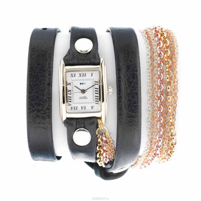      La Mer Collections "Chain Sunset gold black". LMMULTICW1018 A