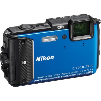    Nikon CoolPix AW130  16Mpix Zoom5x 3" 1080p 473Mb SDXC CMOS IS opt 1minF HDMI/KPr/DP