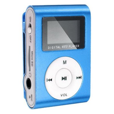     Perfeo VI-M001-Display Music Clip Titanium Display Blue